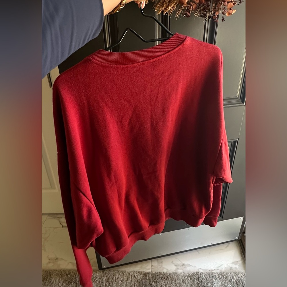 ALO Yoga Red Sweatshirt - Picture 3 of 5